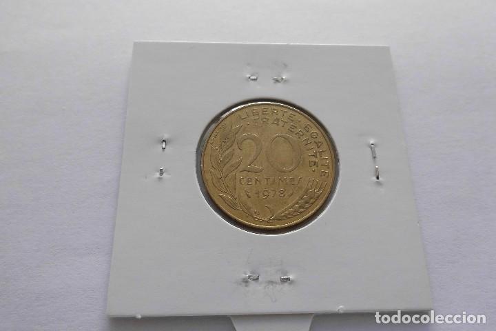 Monedas antiguas de Europa: Francia 20 centimos 1978 - Foto 2