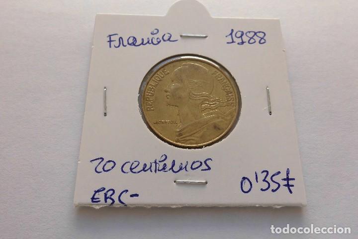 Monedas antiguas de Europa: Francia 20 centimos 1988 - Foto 1