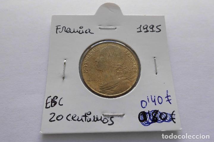 Monedas antiguas de Europa: Francia 20 centimos 1995 - Foto 1