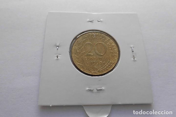Monedas antiguas de Europa: Francia 20 centimos 1995 - Foto 2