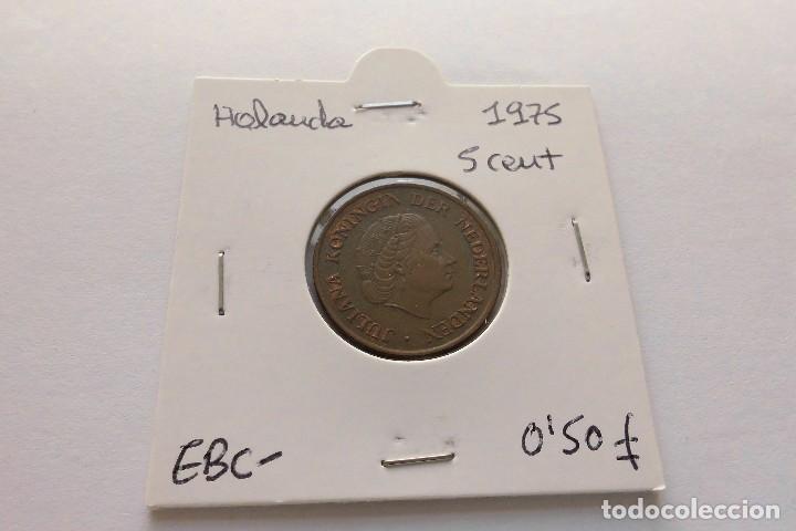 Monedas antiguas de Europa: Holanda 5 Cent 1975 - Foto 1