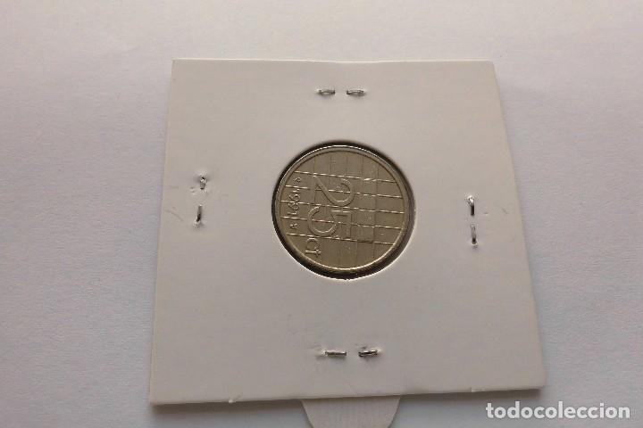 Monedas antiguas de Europa: Holanda 25 Cent 1991 - Foto 2