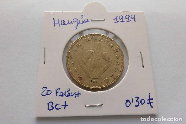 Monedas antiguas de Europa: Hungria 20 Forint 1994 - Foto 1