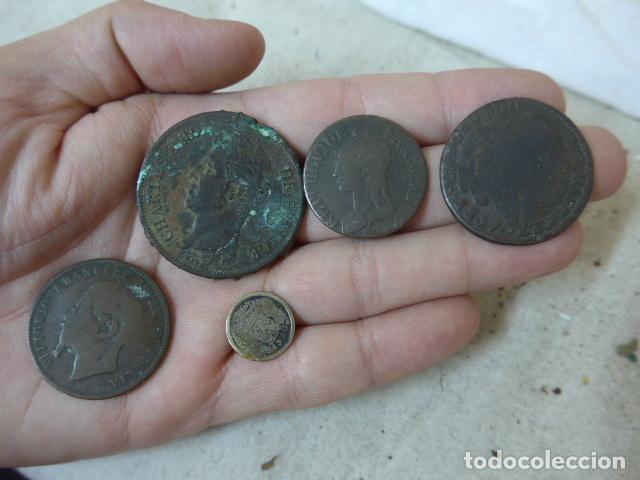Monedas antiguas de Europa: Lote 5 moneda extranjeras antiguas a identificar, moneda de s.XIX