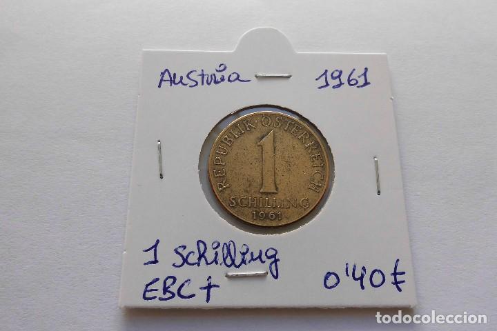 Monedas antiguas de Europa: Austria 1 Schilling 1961 - Foto 1