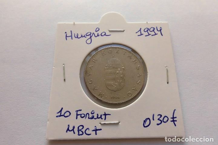 Monedas antiguas de Europa: Hungria 10 Forint 1994 - Foto 1
