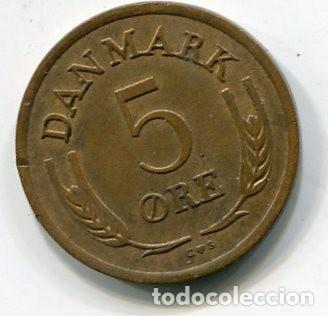 Monedas antiguas de Europa: DINAMARCA 5 ORE A&Ntilde;O 1964 - Foto 1