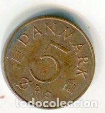 Monedas antiguas de Europa: DINAMARCA 5 ORE A&Ntilde;O 1981 - Foto 2