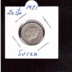 Monedas antiguas de Europa: MONEDAS DEL MUNDO EUROPA----- SUIZA ....1985
