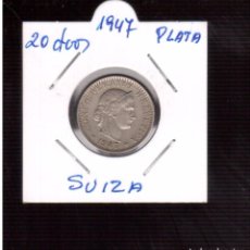 Monedas antiguas de Europa: MONEDAS DEL MUNDO EUROPA----- SUIZA ....1947