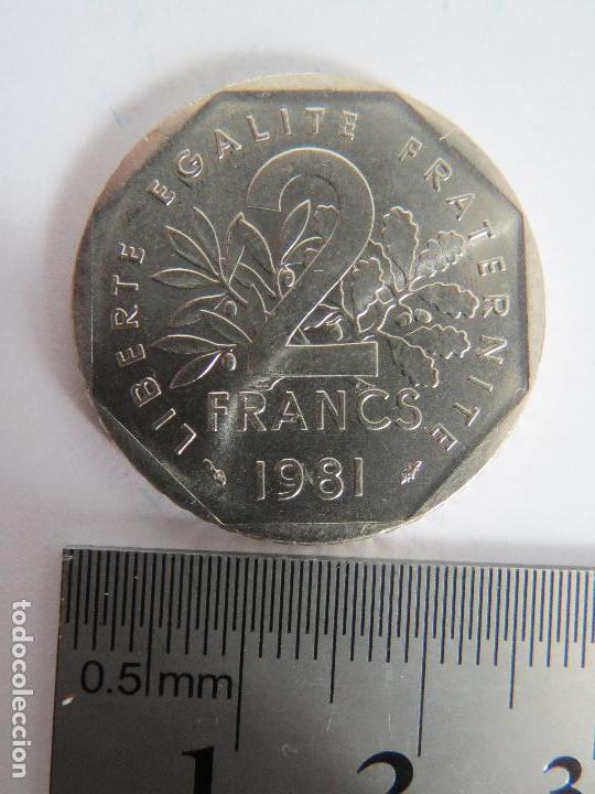 Monedas antiguas de Europa: MONEDA 2 FRANCS FRANCOS 1981 - Foto 2