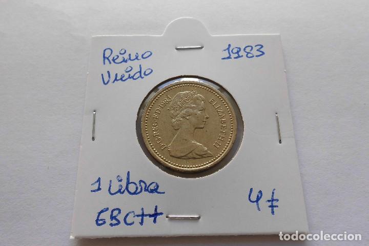 Monedas antiguas de Europa: Gran Breta&ntilde;a 1 Libra 1983 EBC++ - Foto 1