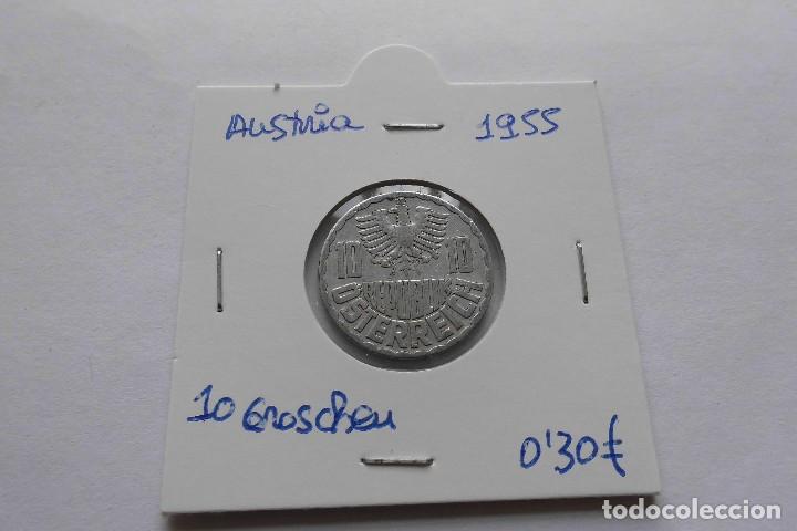 Monedas antiguas de Europa: Austria 10 Groschen 1955 - Foto 1