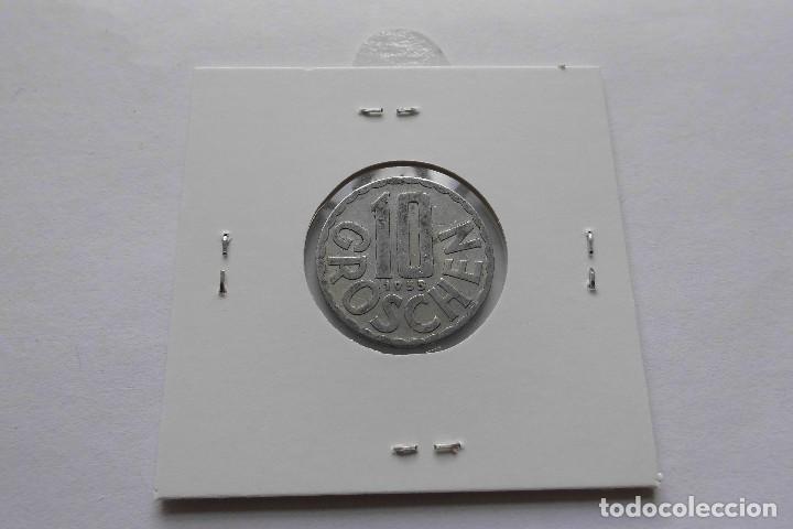 Monedas antiguas de Europa: Austria 10 Groschen 1955 - Foto 2