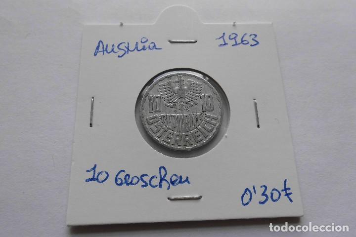 Monedas antiguas de Europa: Austria 10 Groschen 1963 - Foto 1