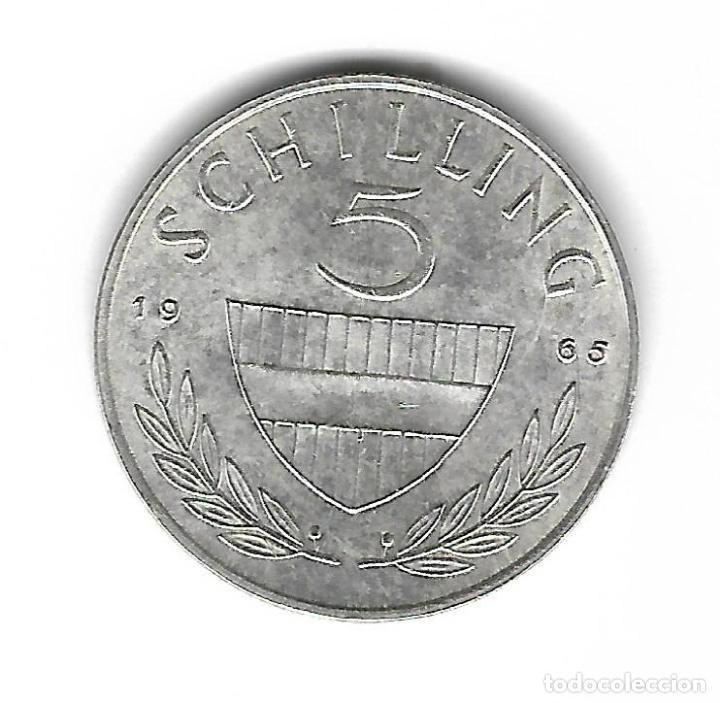 Monedas antiguas de Europa: MONEDA. AUSTRIA. 5 SCHILLING. 1965. S/C - Foto 2