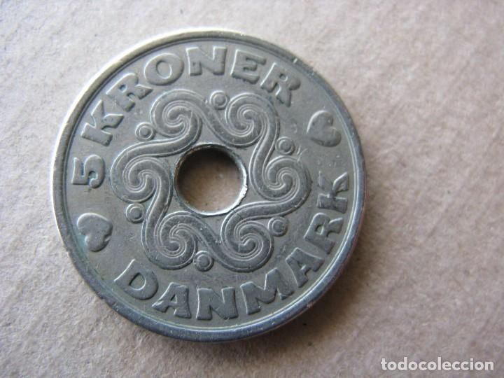 Monedas antiguas de Europa: 5 KRONER DINAMARCA 1990 - Foto 2