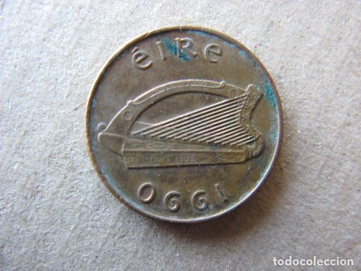 Monedas antiguas de Europa: 1 P EIRE IRLANDA 1990 - Foto 1