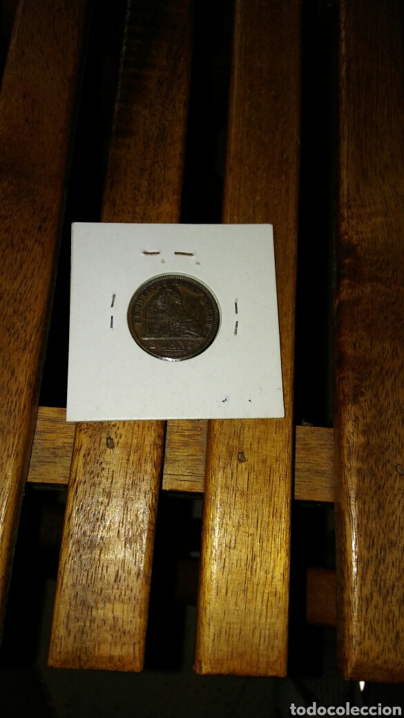 Monedas antiguas de Europa: Moneda B&eacute;lgica 1911 2 c&eacute;ntimo - Foto 2