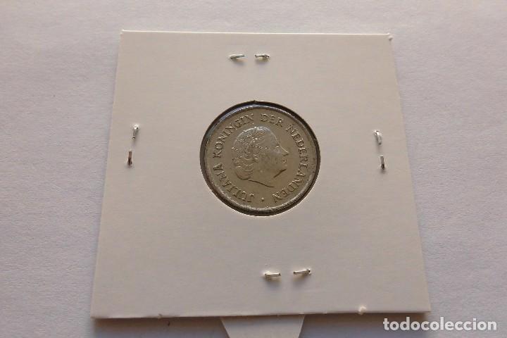 Monedas antiguas de Europa: Holanda 25 Cent 1975 - Foto 2