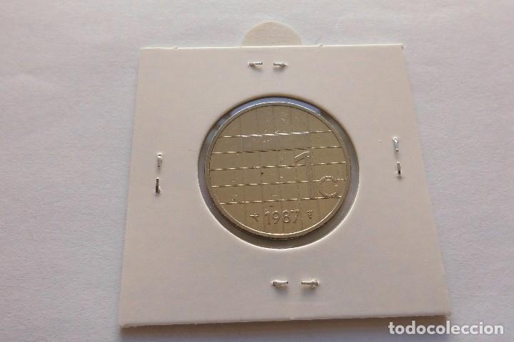 Monedas antiguas de Europa: Holanda 1 Gulden 1987 - Foto 2