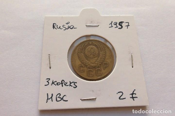 Monedas antiguas de Europa: Uni&oacute;n sovi&eacute;tica 3 Kopeks 1957 - Foto 1