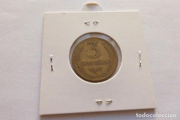 Monedas antiguas de Europa: Uni&oacute;n sovi&eacute;tica 3 Kopeks 1957 - Foto 2
