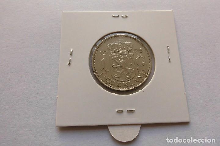 Monedas antiguas de Europa: Holanda 1 Gulden 1976 - Foto 2