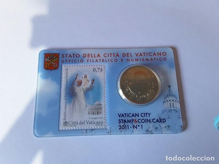 Monedas antiguas de Europa: Coincard vaticano - Foto 1