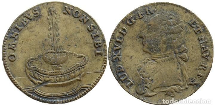 Monedas antiguas de Europa: LUIS XVI JETON - Foto 1