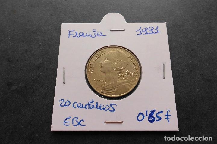 Monedas antiguas de Europa: Francia 20 centimos 1991 - Foto 1