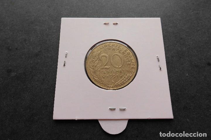 Monedas antiguas de Europa: Francia 20 centimos 1991 - Foto 2