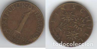 Monedas antiguas de Europa: MONEDA AUSTRIA 1 SHILLING 1965 - Foto 1