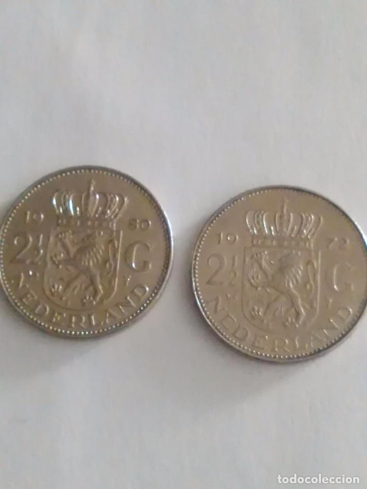 Monedas antiguas de Europa: Dos monedas Holanda - Foto 1