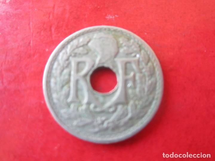 Monedas antiguas de Europa: Francia. 5 centimos de 1921 - Foto 2