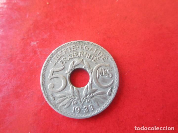 Monedas antiguas de Europa: Francia. 5 centimos de 1933 - Foto 1