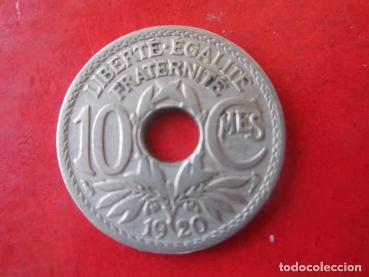 Monedas antiguas de Europa: Francia. 10 centimos de 1920 - Foto 1