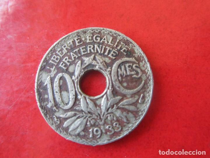 Monedas antiguas de Europa: Francia. 10 centimos de 1933 - Foto 1