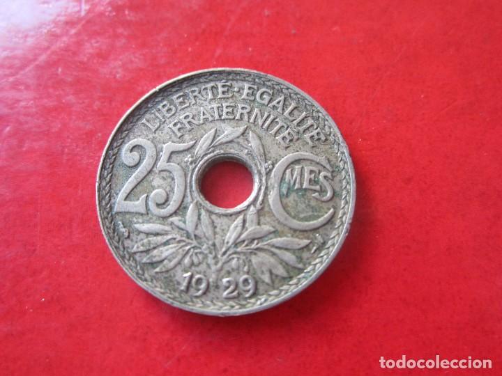 Monedas antiguas de Europa: Francia. 25 centimos de 1929 - Foto 1