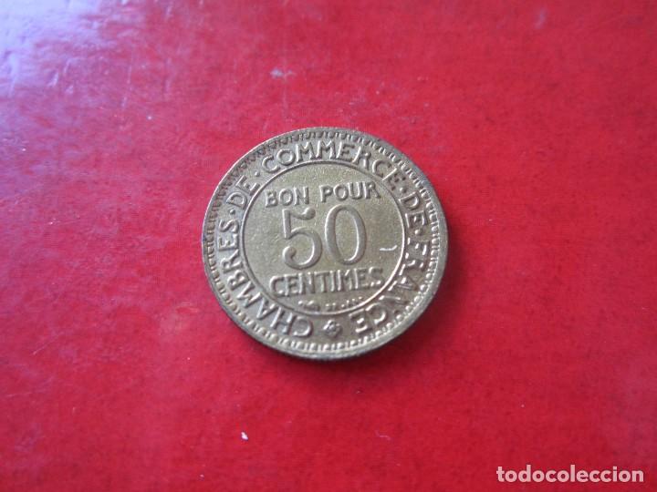 Monedas antiguas de Europa: Francia. 50 centimos de 1927 - Foto 2