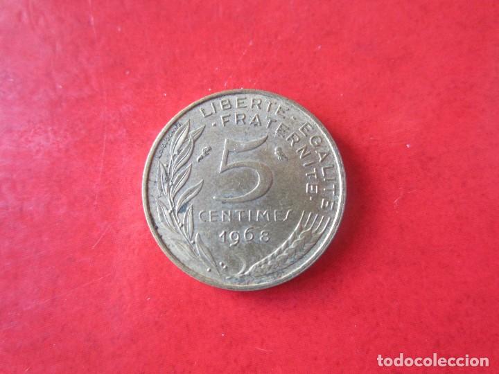 Monedas antiguas de Europa: Francia. 5 centimos de 1968 - Foto 1