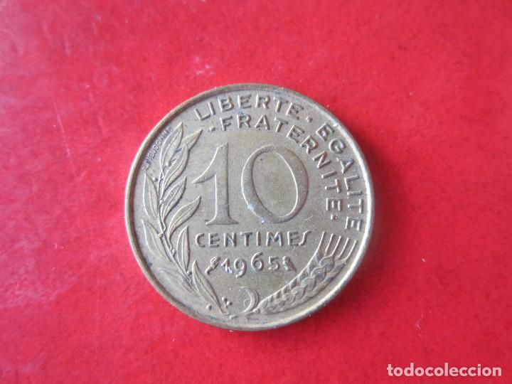 Monedas antiguas de Europa: Francia. 10 centimos de 1965 - Foto 1