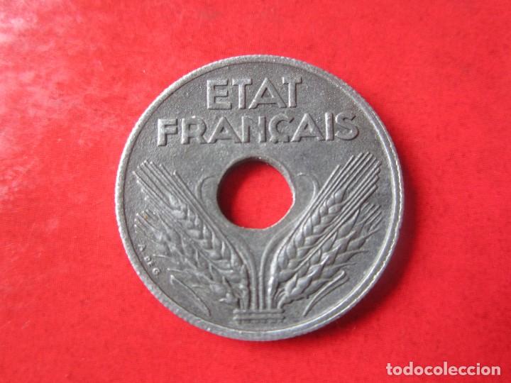 Monedas antiguas de Europa: Francia. 10 centimos de 1942 - Foto 2