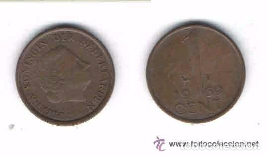 Monedas antiguas de Europa: MONEDA DE HOLANDA, 1969, 1 CENT (LOTE 8) - Foto 1