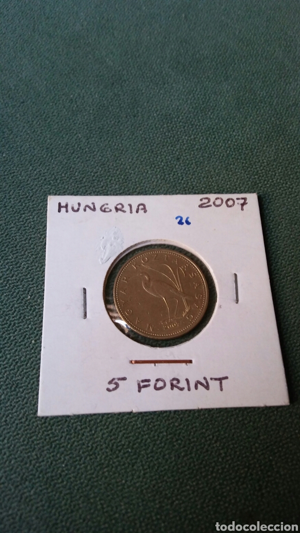 Monedas antiguas de Europa: Moneda de Hungr&iacute;a 5 Falling a&ntilde;o 2007 - Foto 1