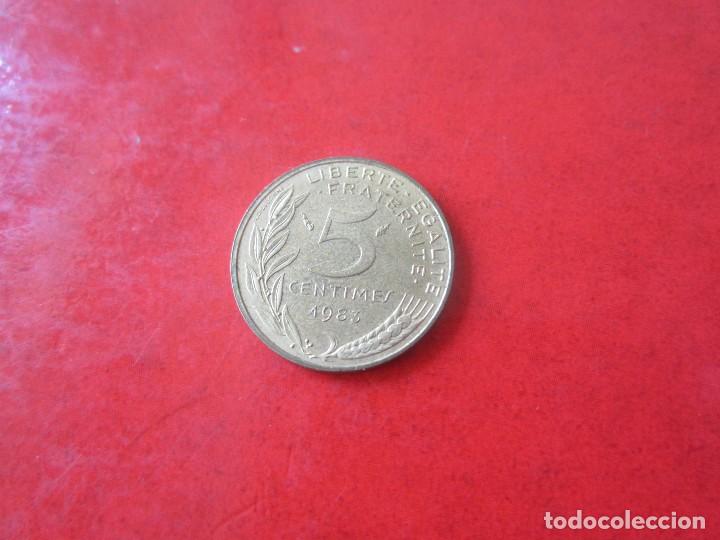 Monedas antiguas de Europa: Francia. 5 centimos de 1983 - Foto 1