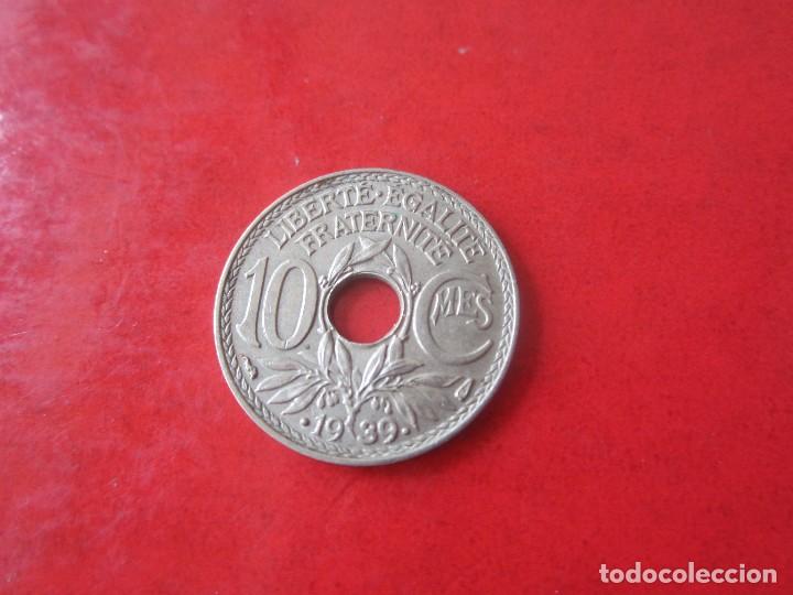 Monedas antiguas de Europa: Francia. 10 centimos de 1939 - Foto 1