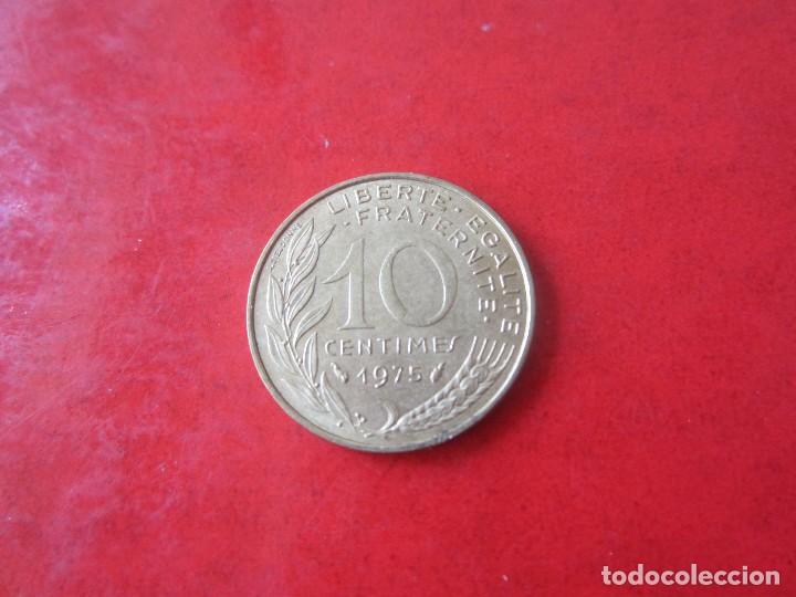 Monedas antiguas de Europa: Francia. 10 centimos de 1975 - Foto 1