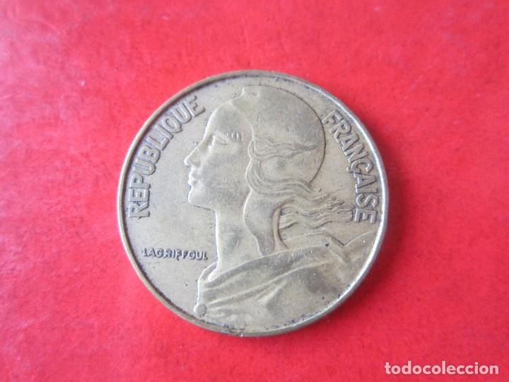 Monedas antiguas de Europa: Francia. 20 centimos de 1969 - Foto 2