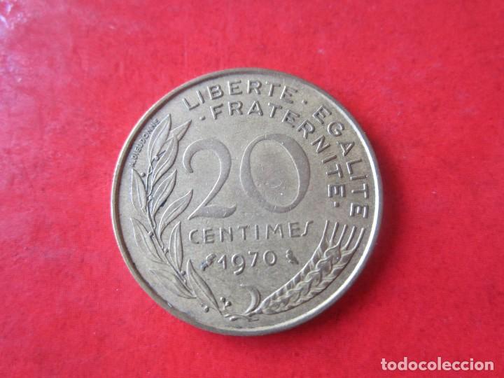 Monedas antiguas de Europa: Francia. 20 centimos de 1970 - Foto 1